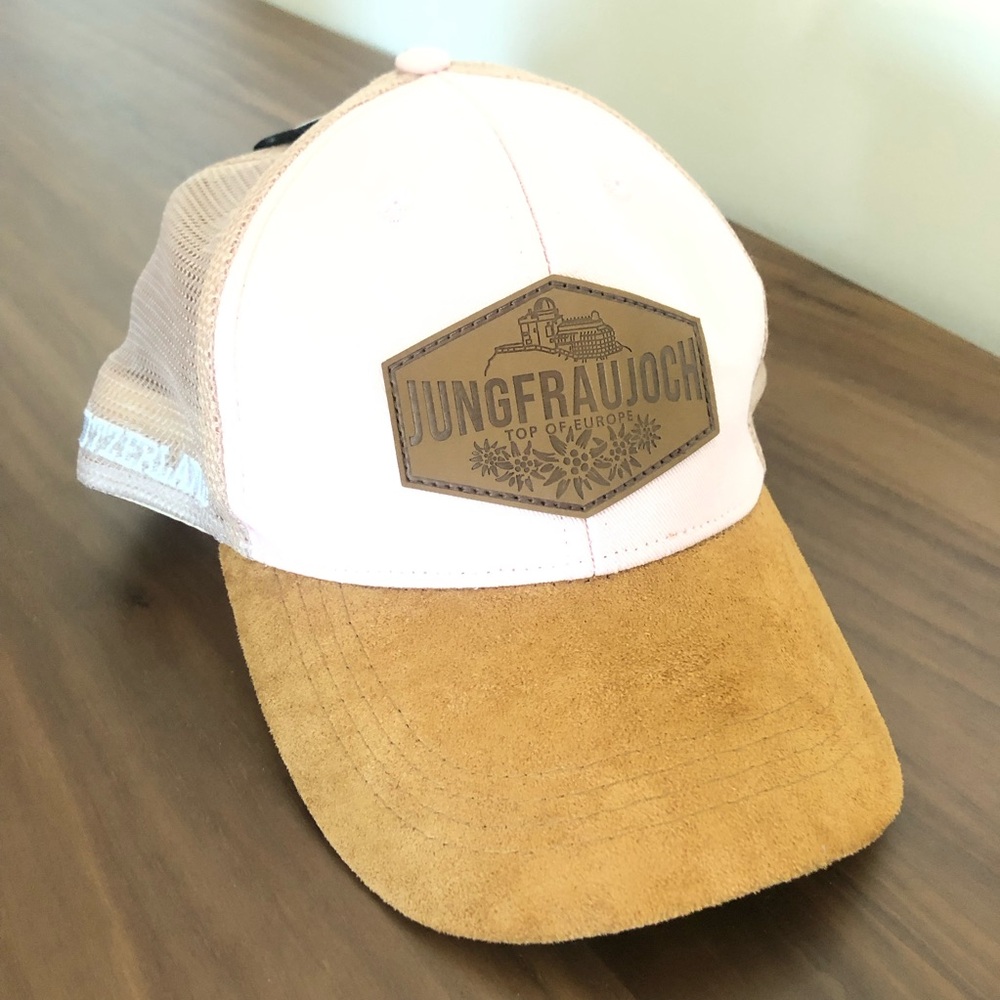 NWT Trucker Hat Faux Suede